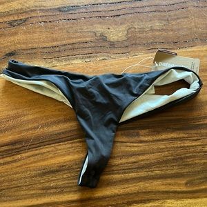 Black nano grip cutback Patagonia bikini bottoms